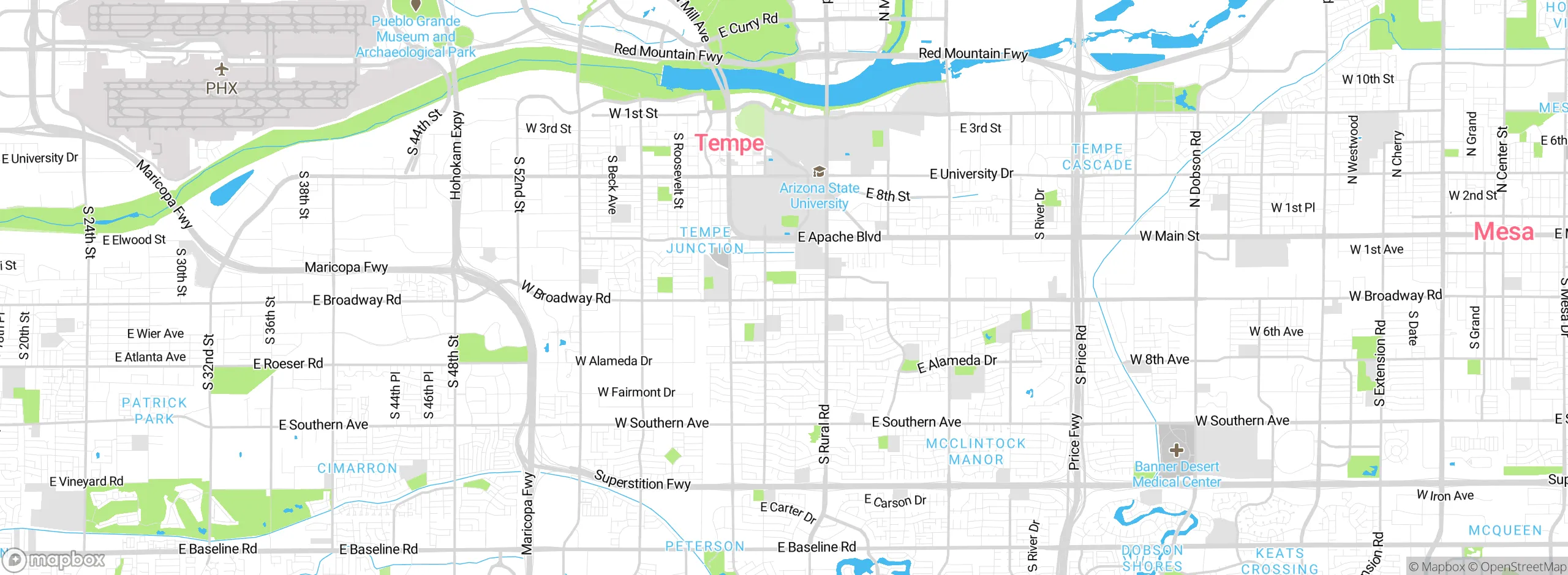 Map showing approximate location
