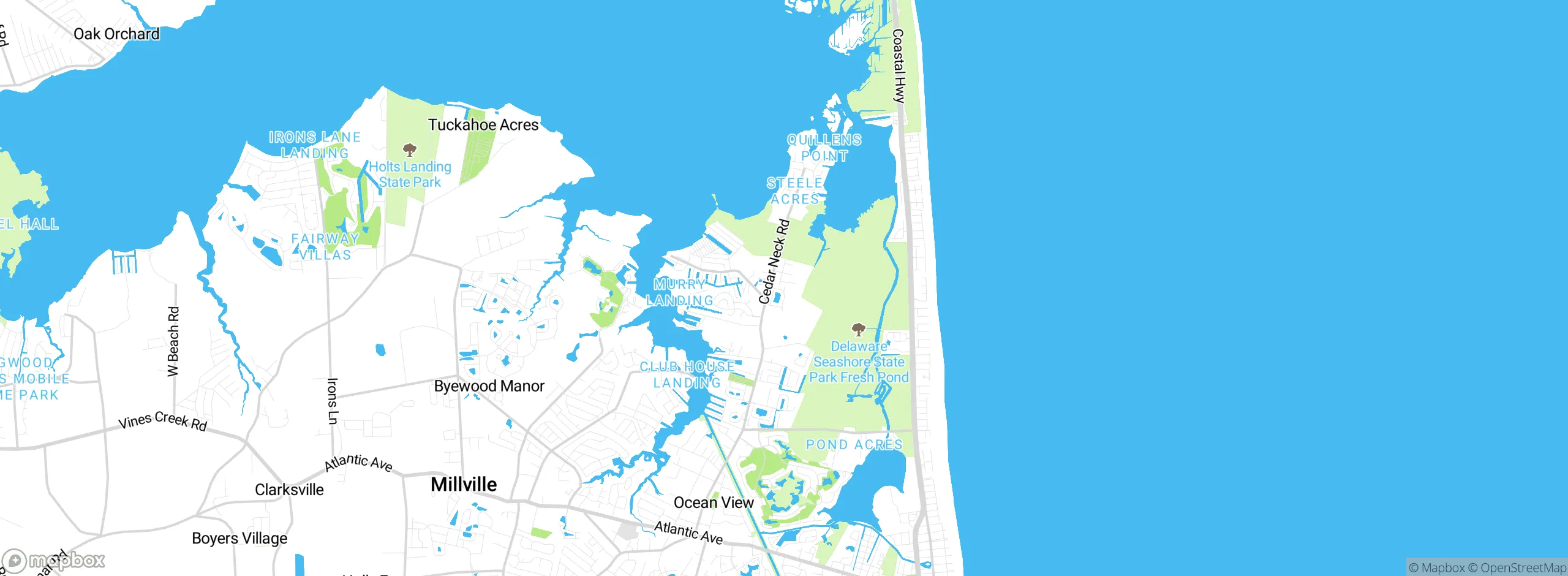 Map showing approximate location