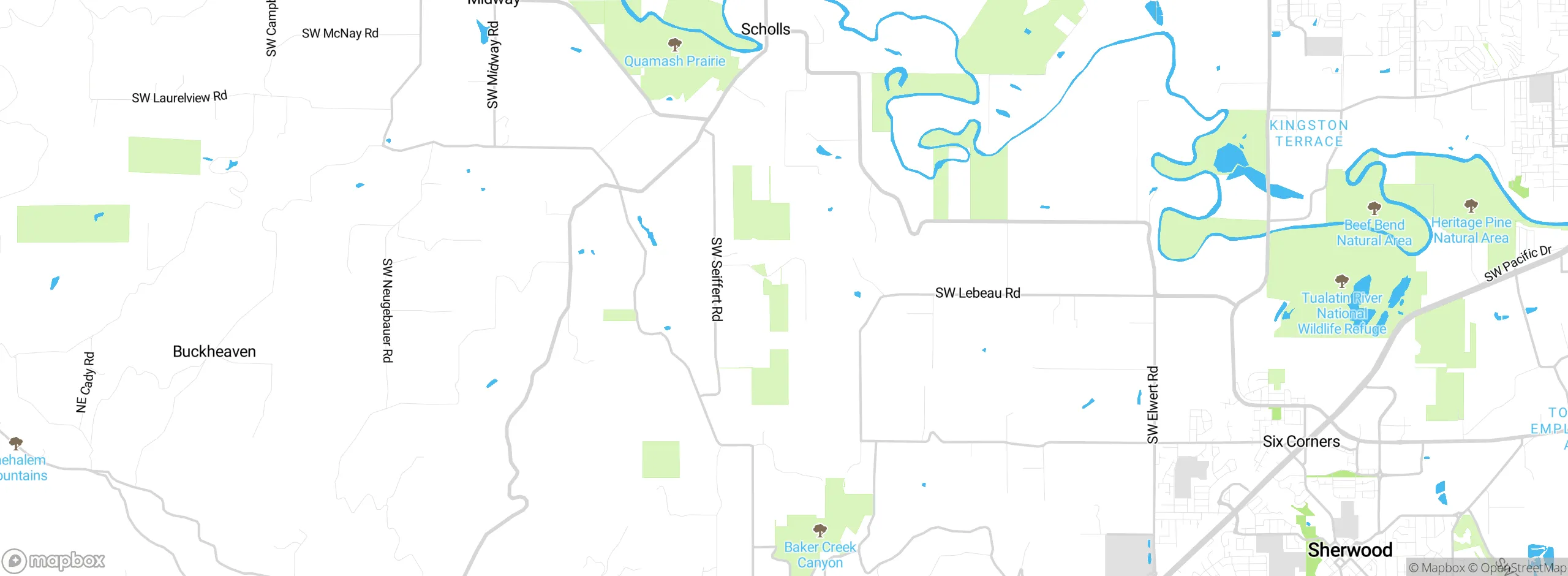 Map showing approximate location