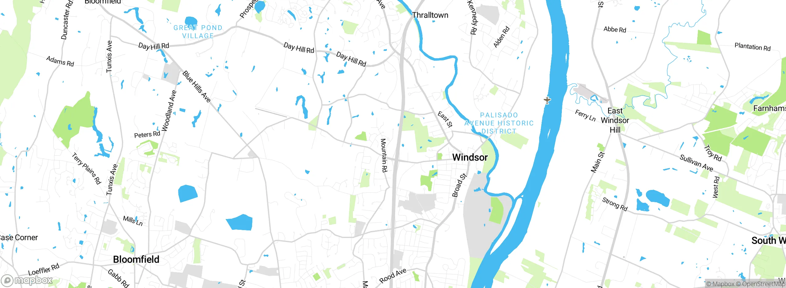Map showing approximate location
