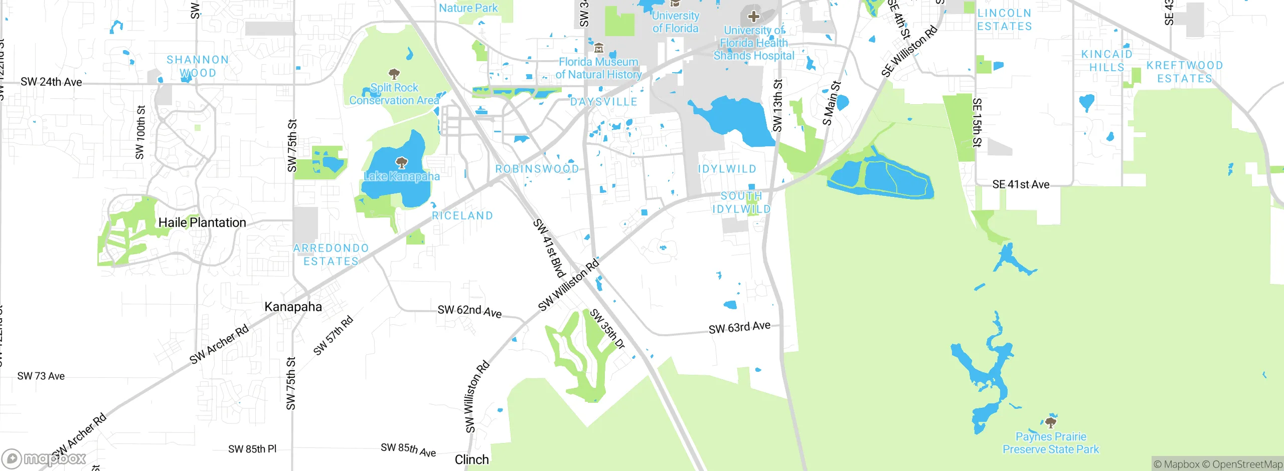 Map showing approximate location