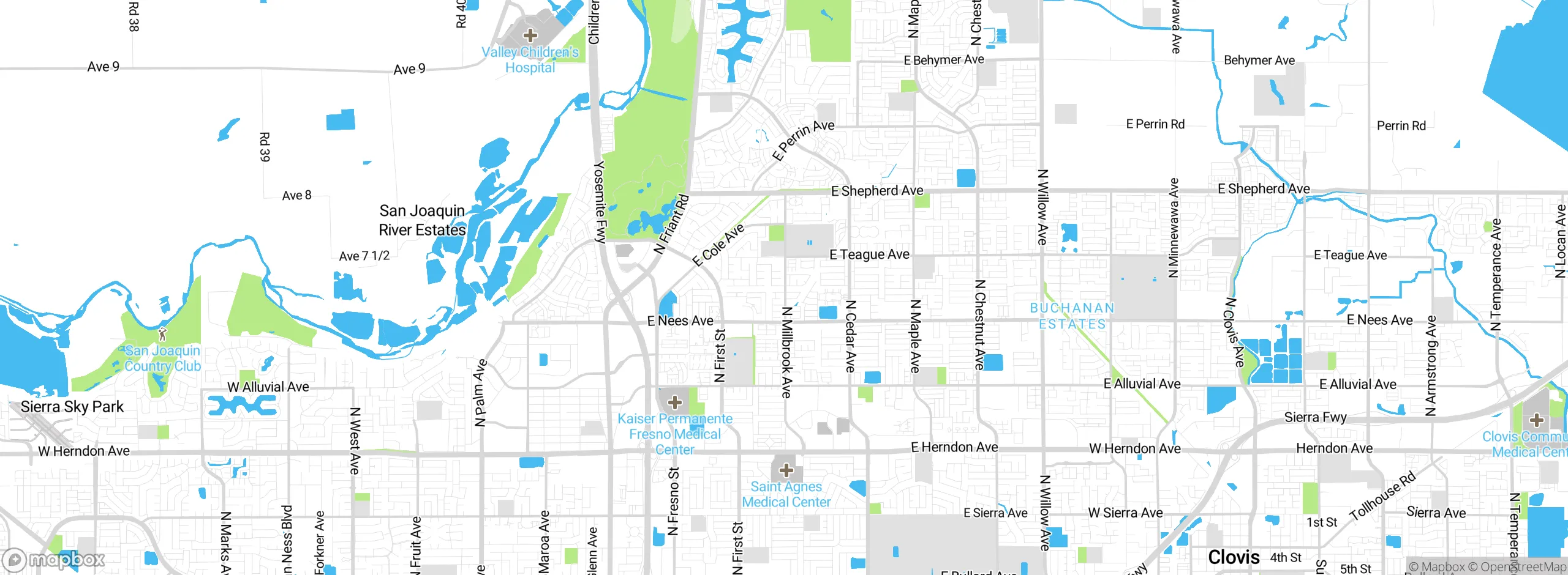 Map showing approximate location