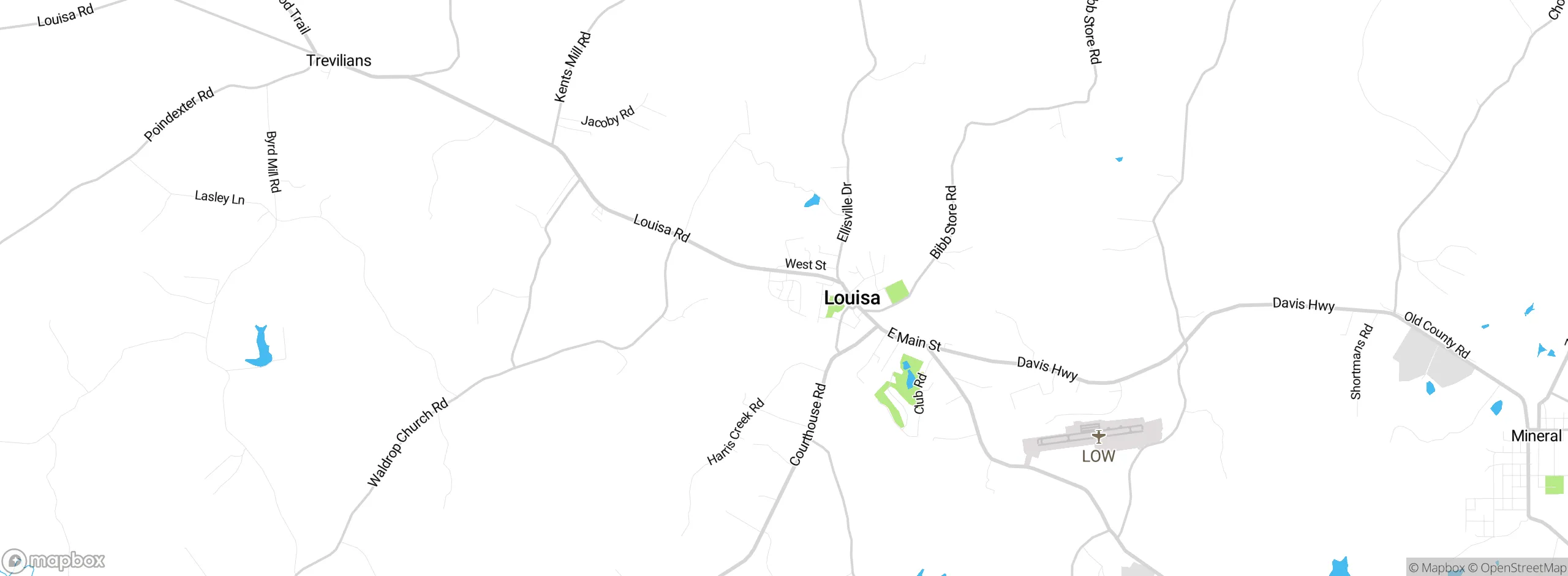 Map showing approximate location