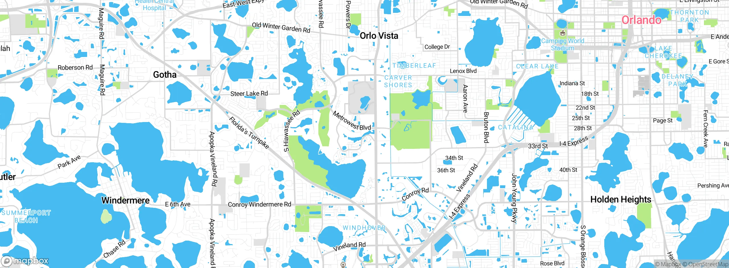 Map showing approximate location