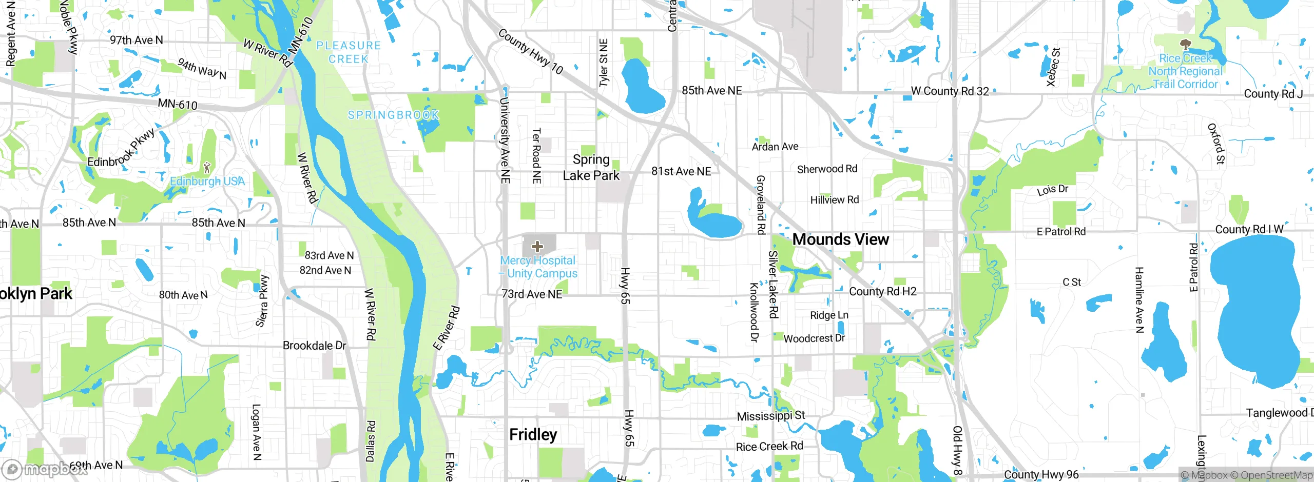 Map showing approximate location