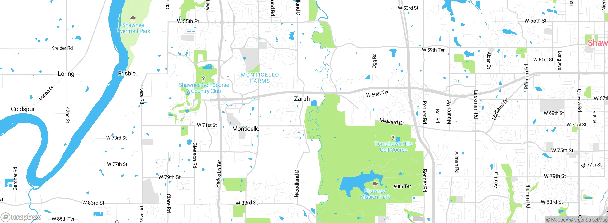 Map showing approximate location