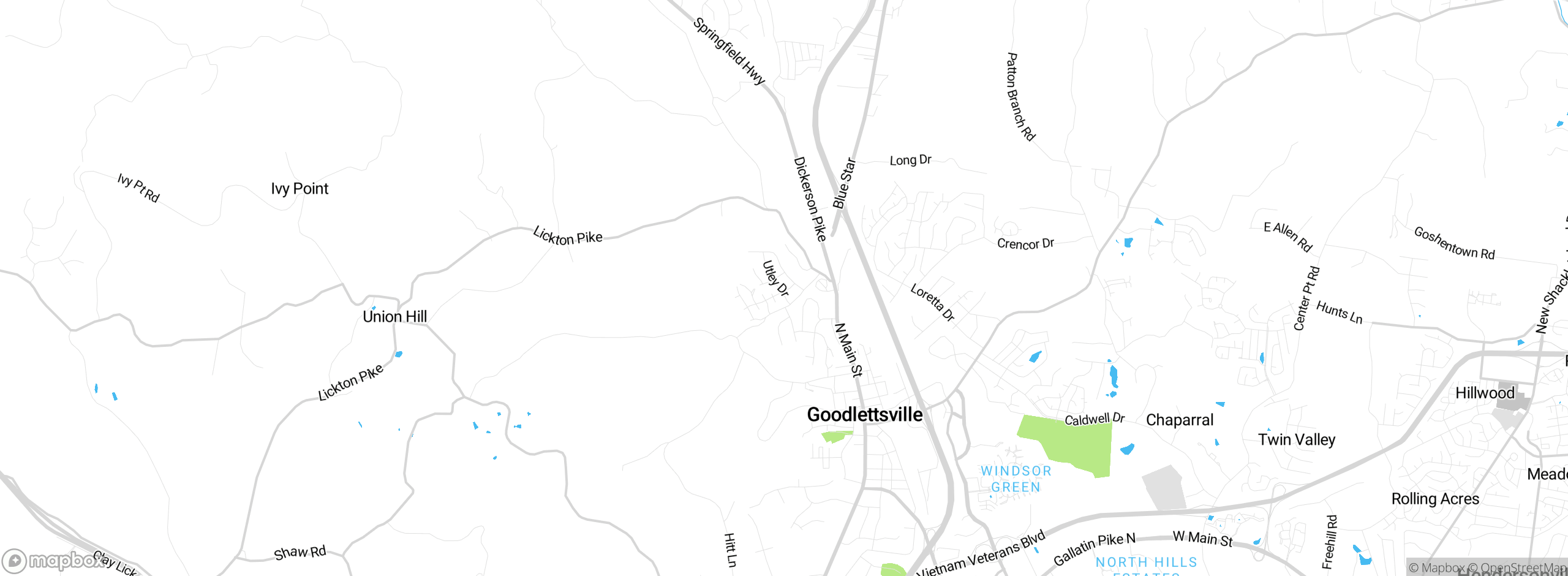 Map showing approximate location