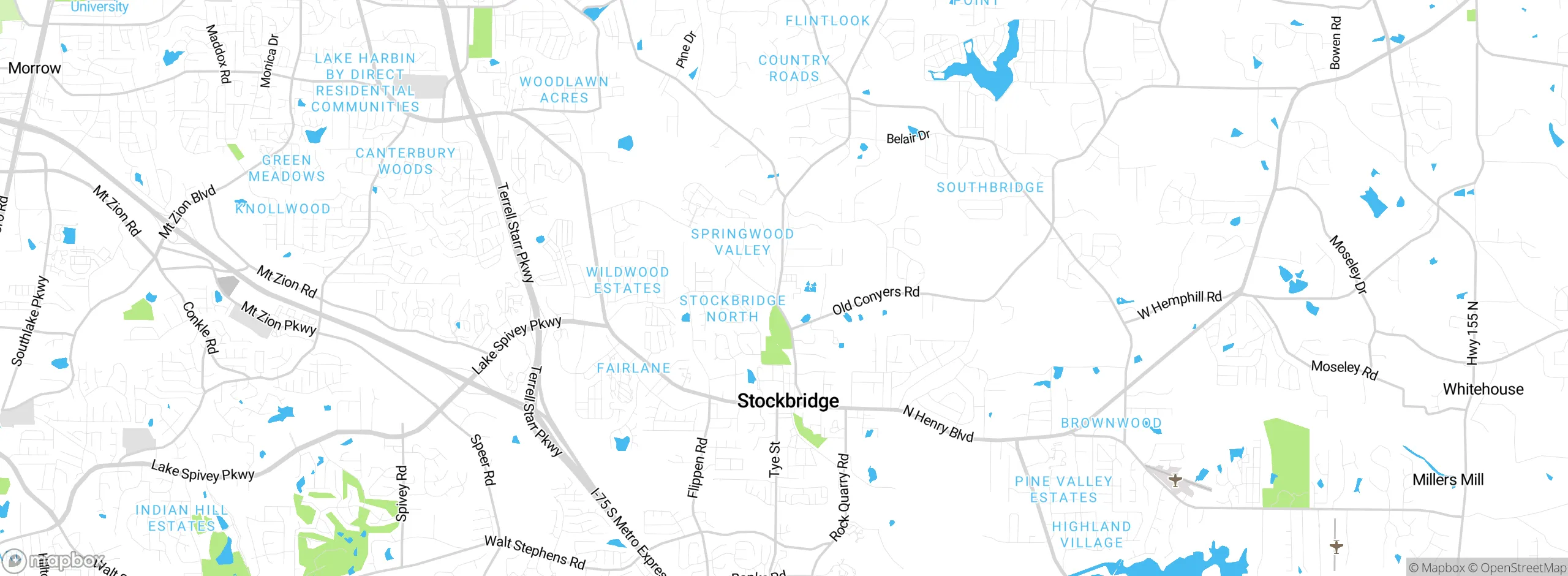 Map showing approximate location