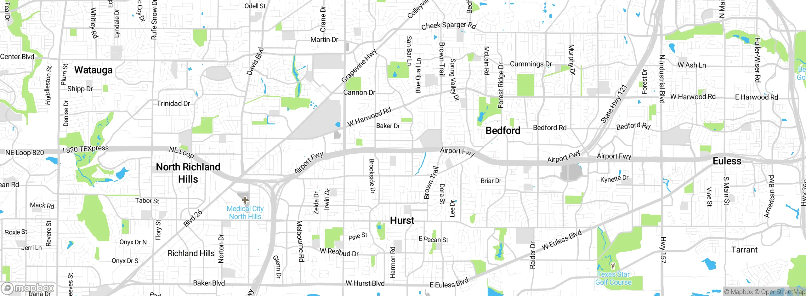 Map showing approximate location