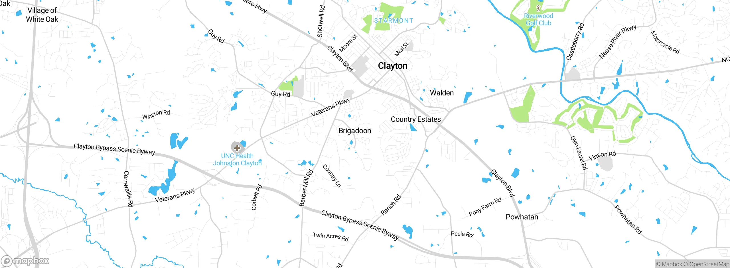 Map showing approximate location