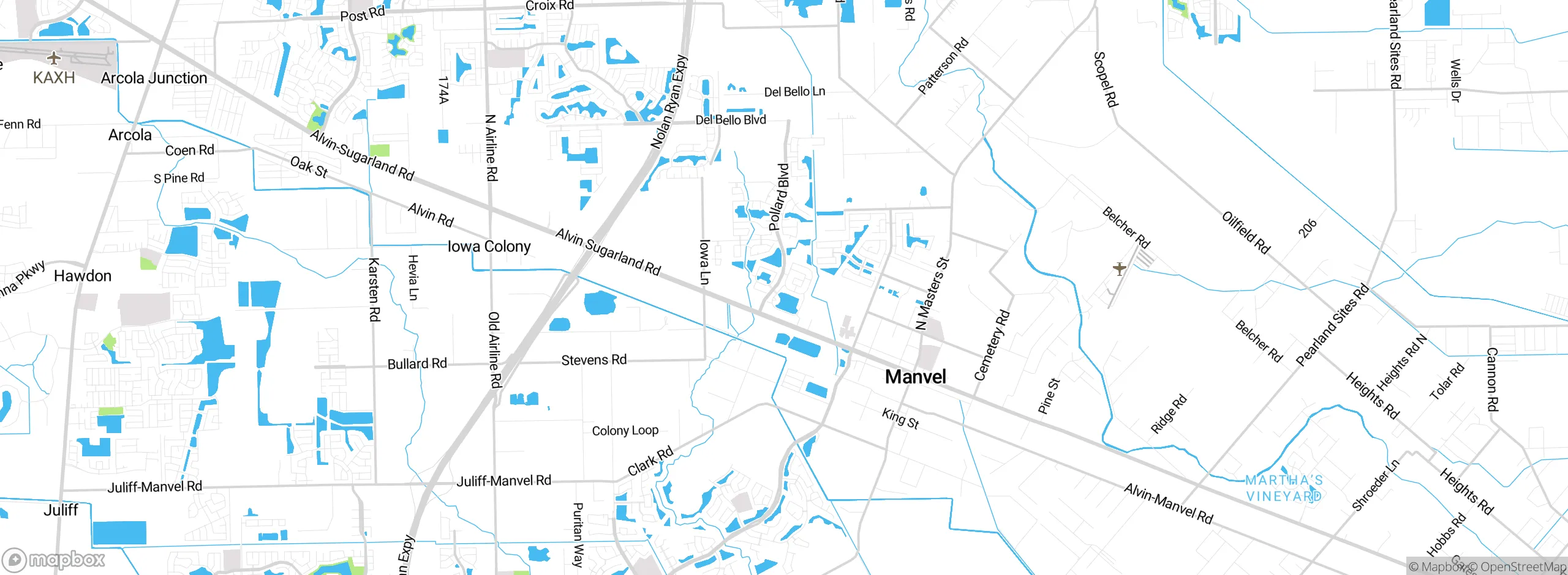 Map showing approximate location