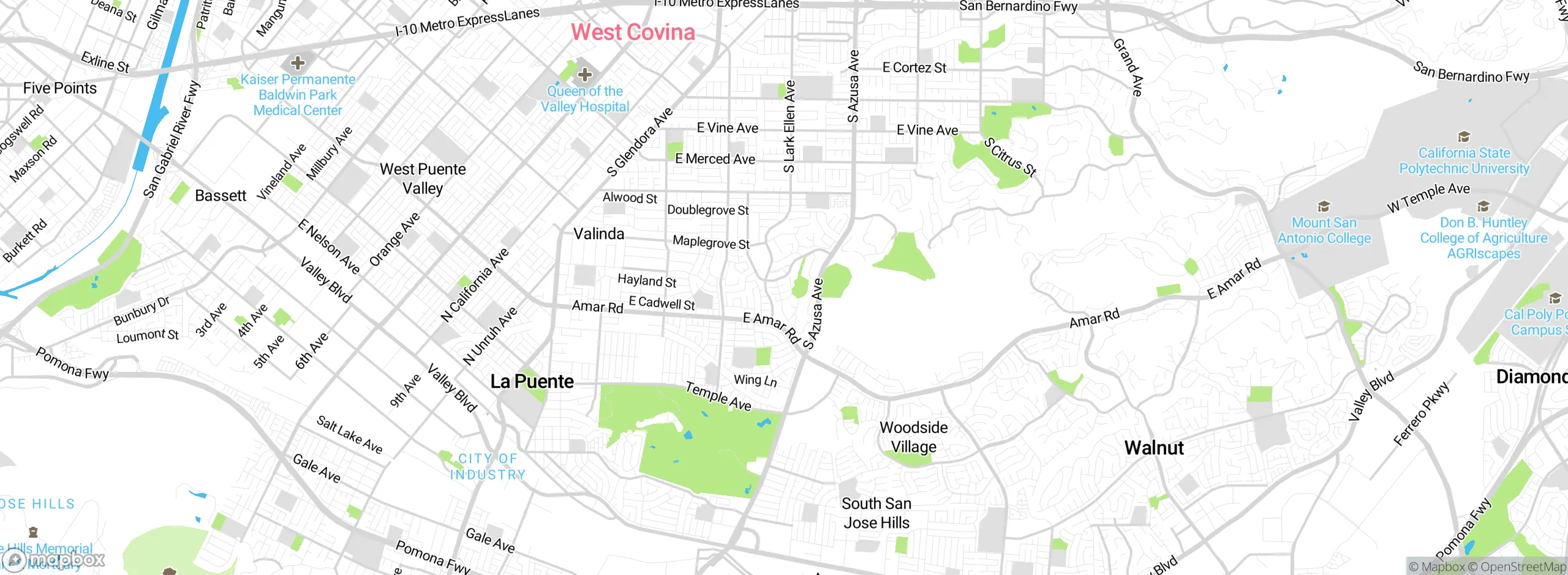 Map showing approximate location