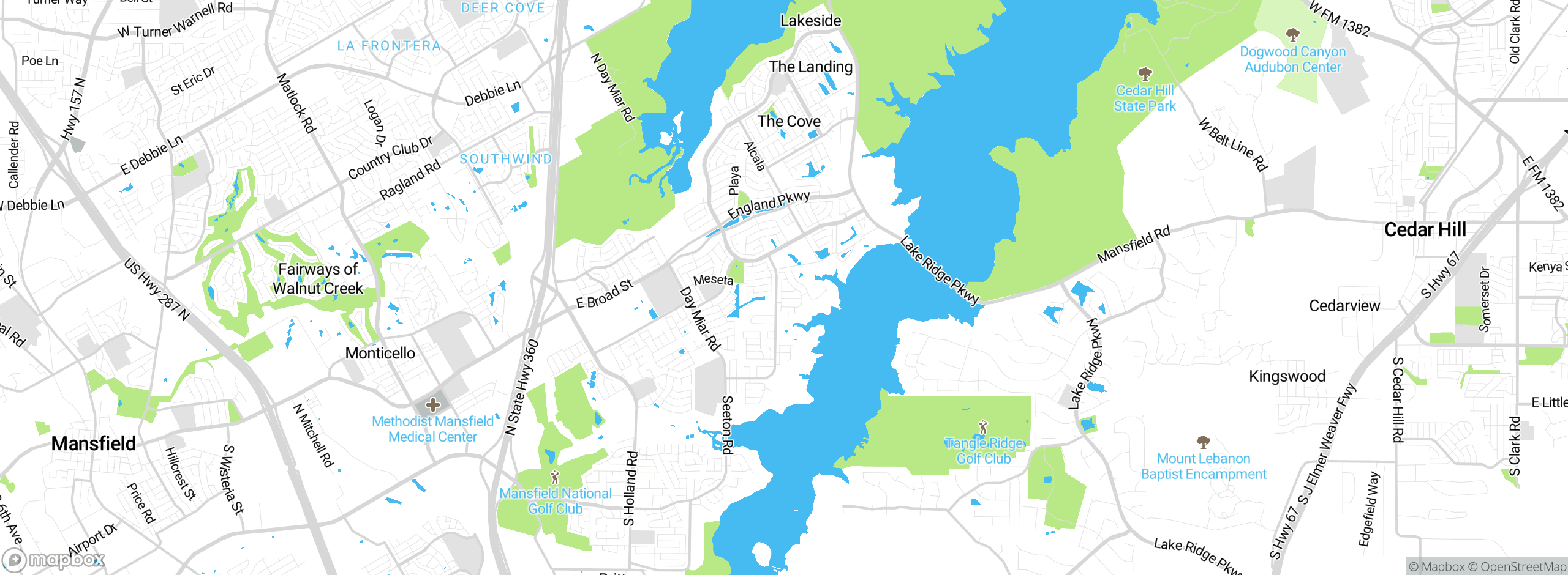 Map showing approximate location