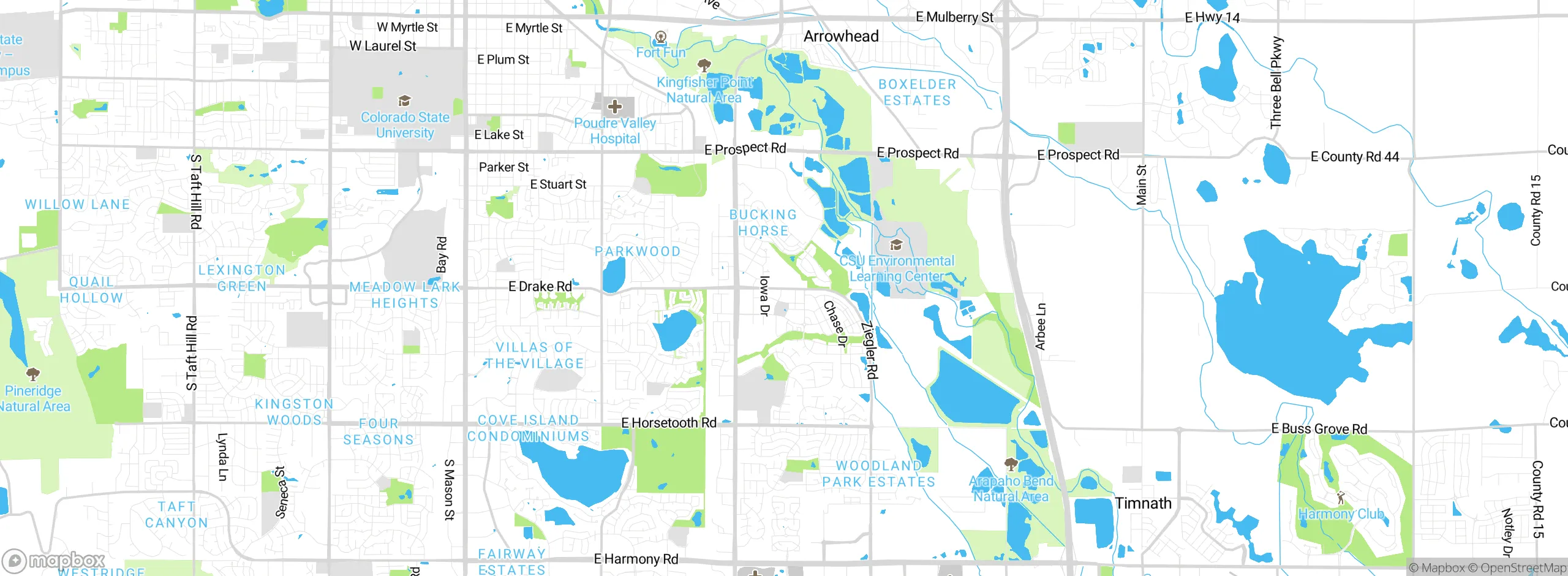 Map showing approximate location