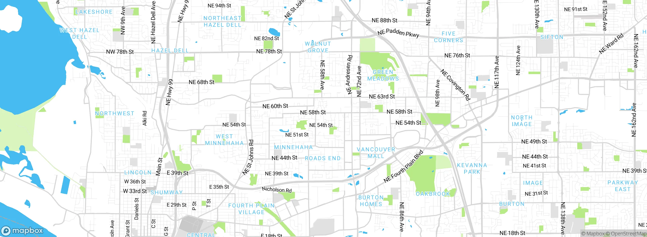 Map showing approximate location