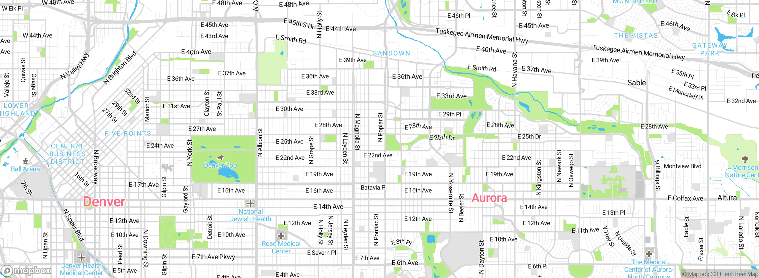 Map showing approximate location