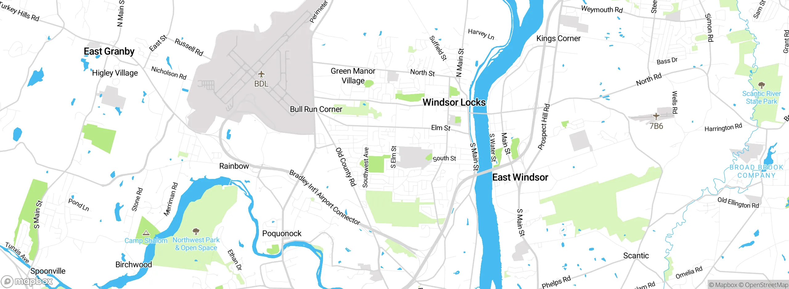 Map showing approximate location