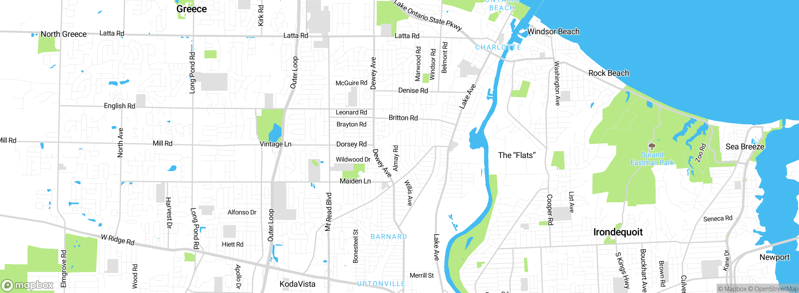 Map showing approximate location