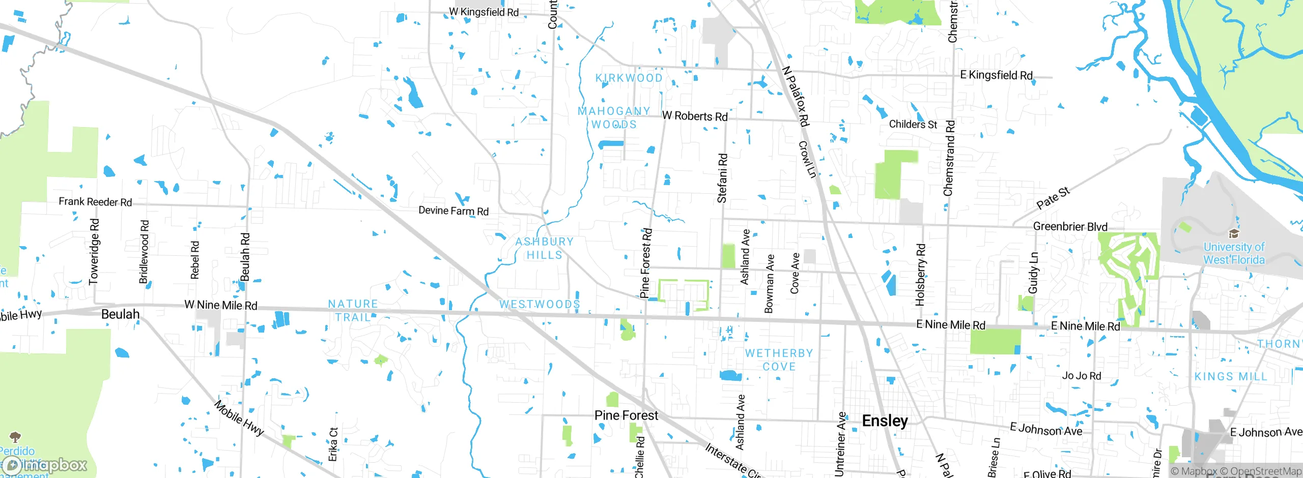 Map showing approximate location