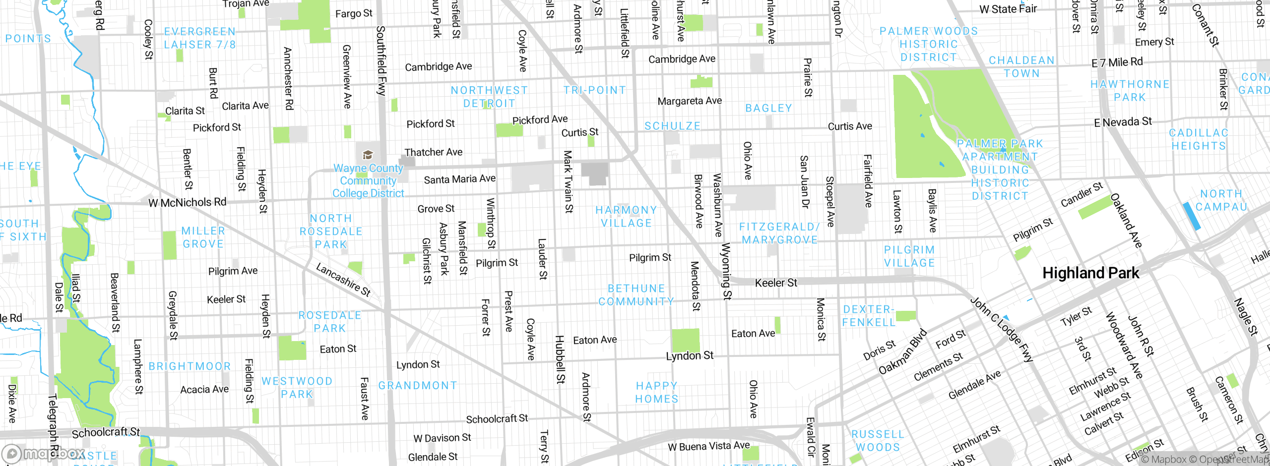 Map showing approximate location