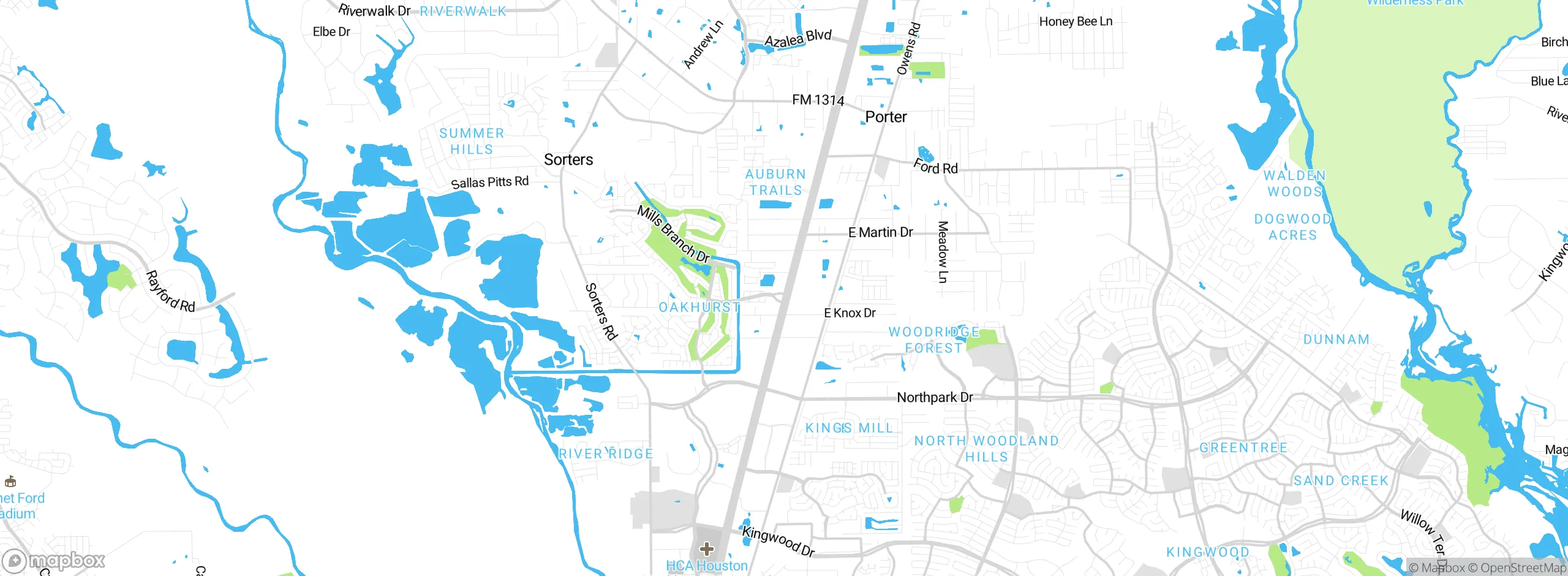 Map showing approximate location