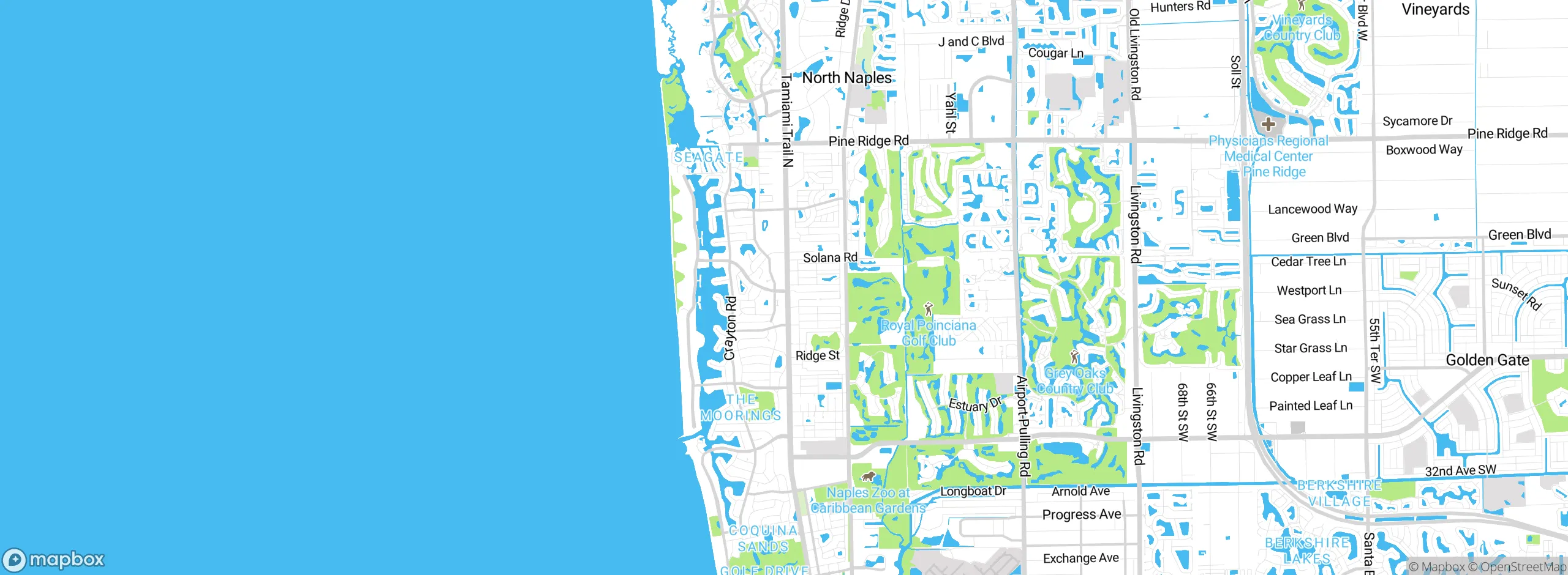Map showing approximate location