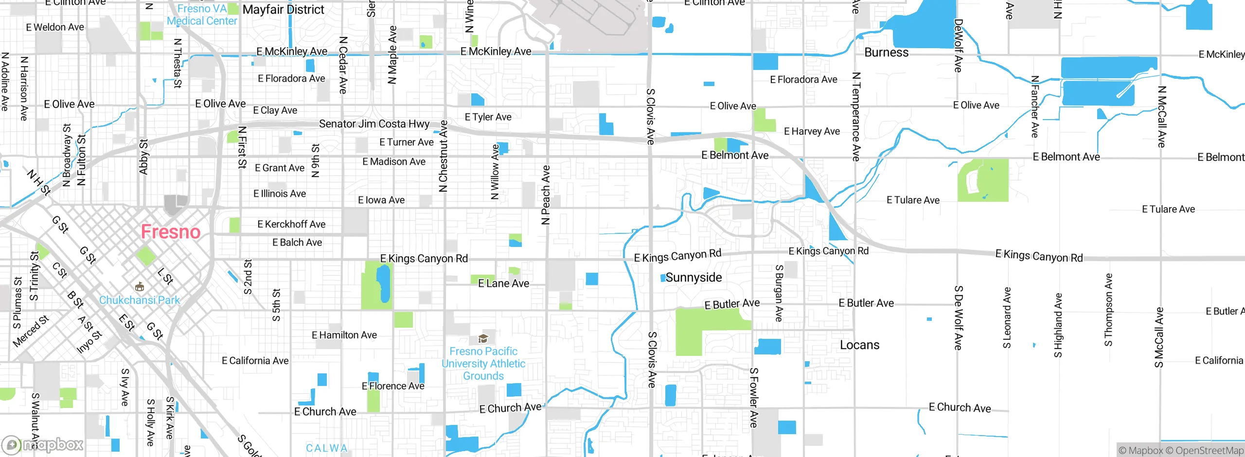 Map showing approximate location
