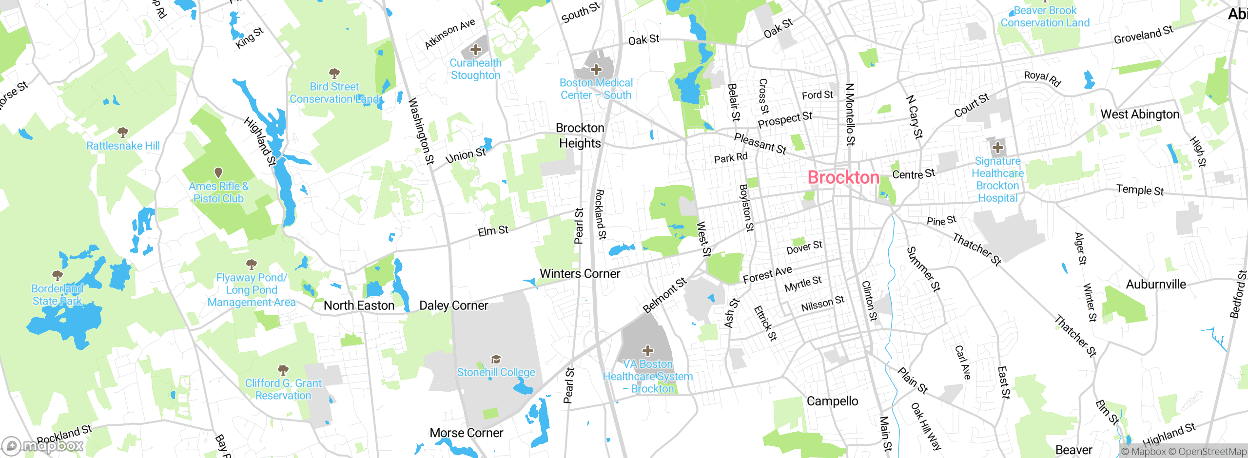 Map showing approximate location