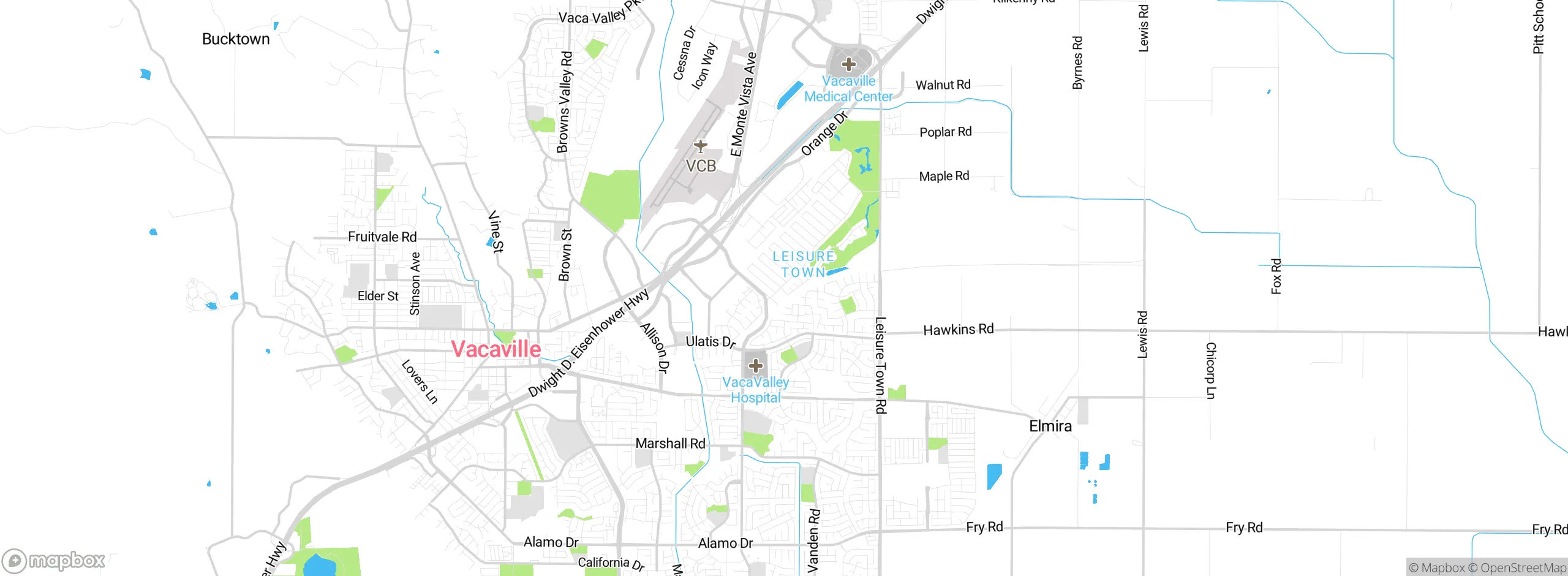 Map showing approximate location