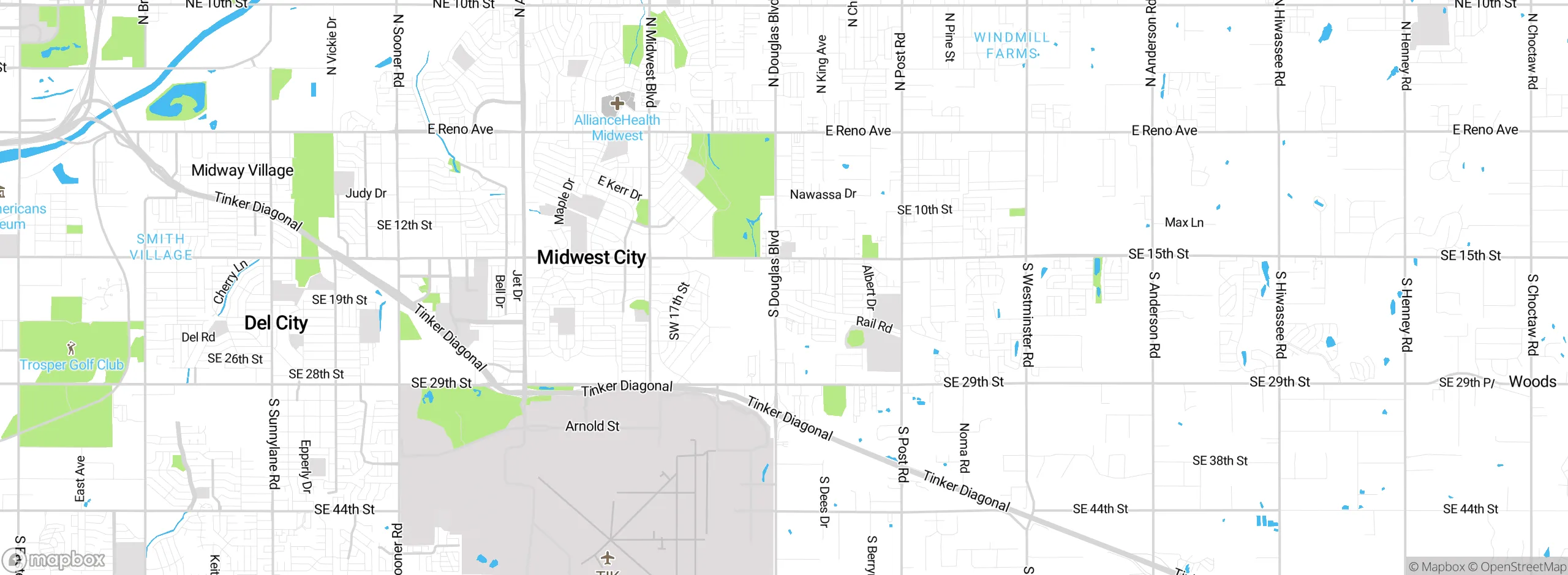 Map showing approximate location