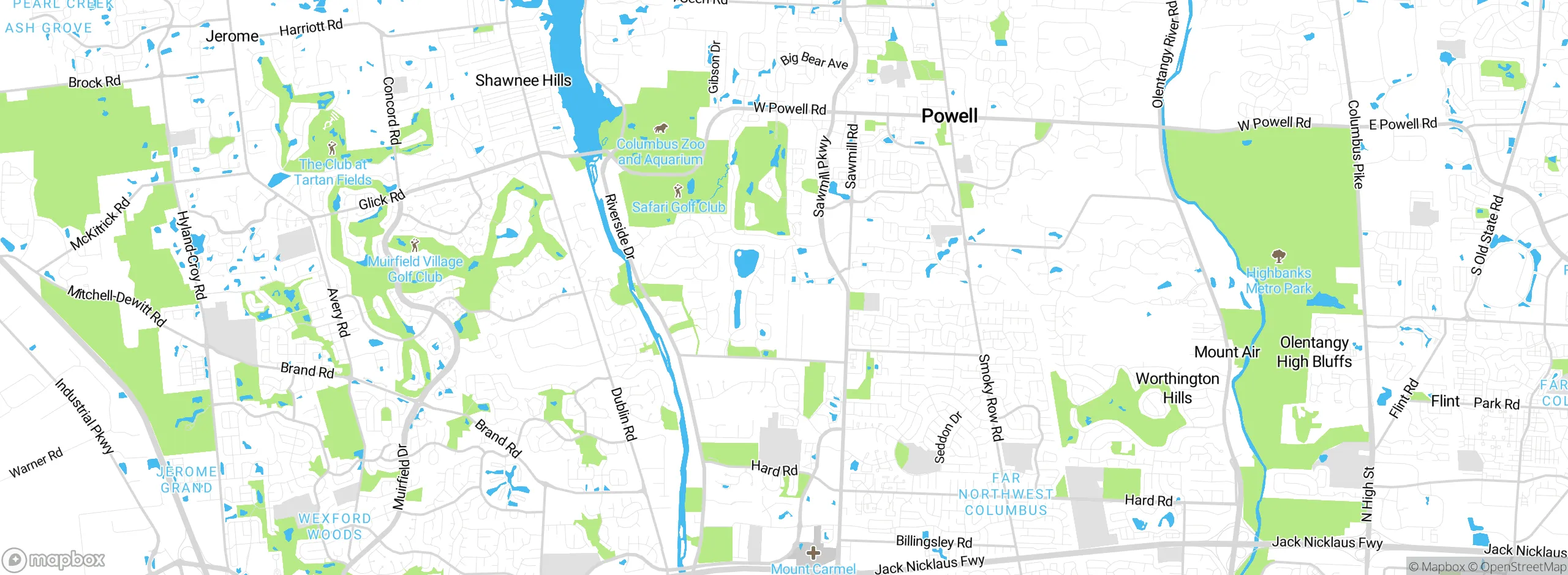 Map showing approximate location