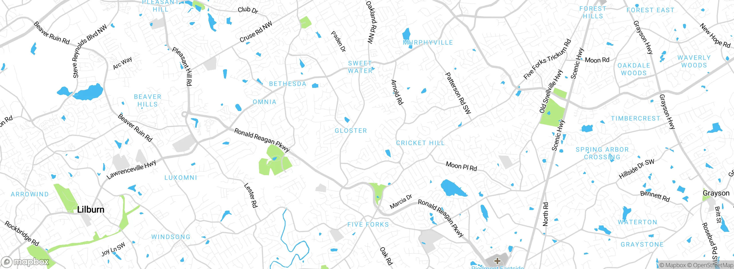 Map showing approximate location