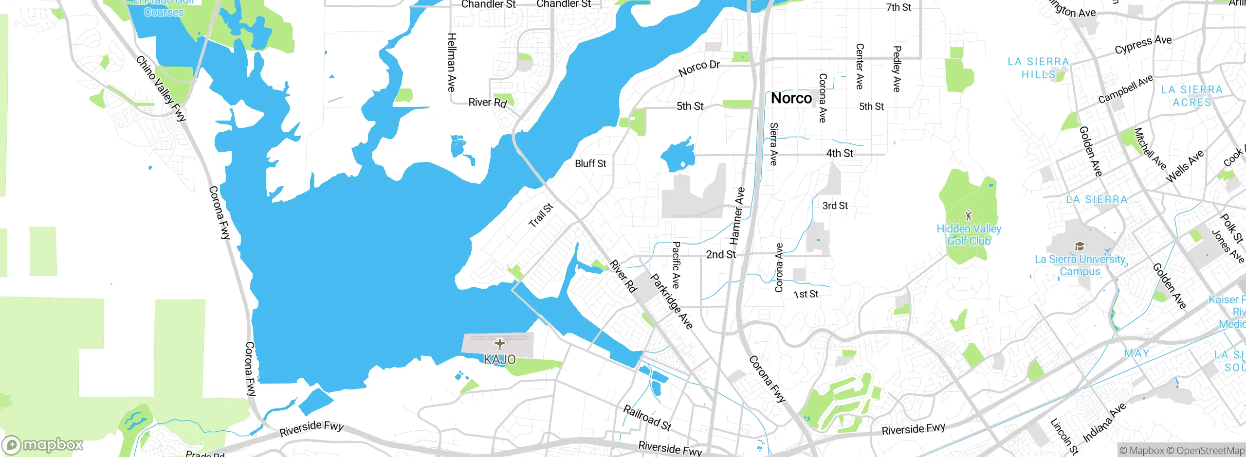Map showing approximate location