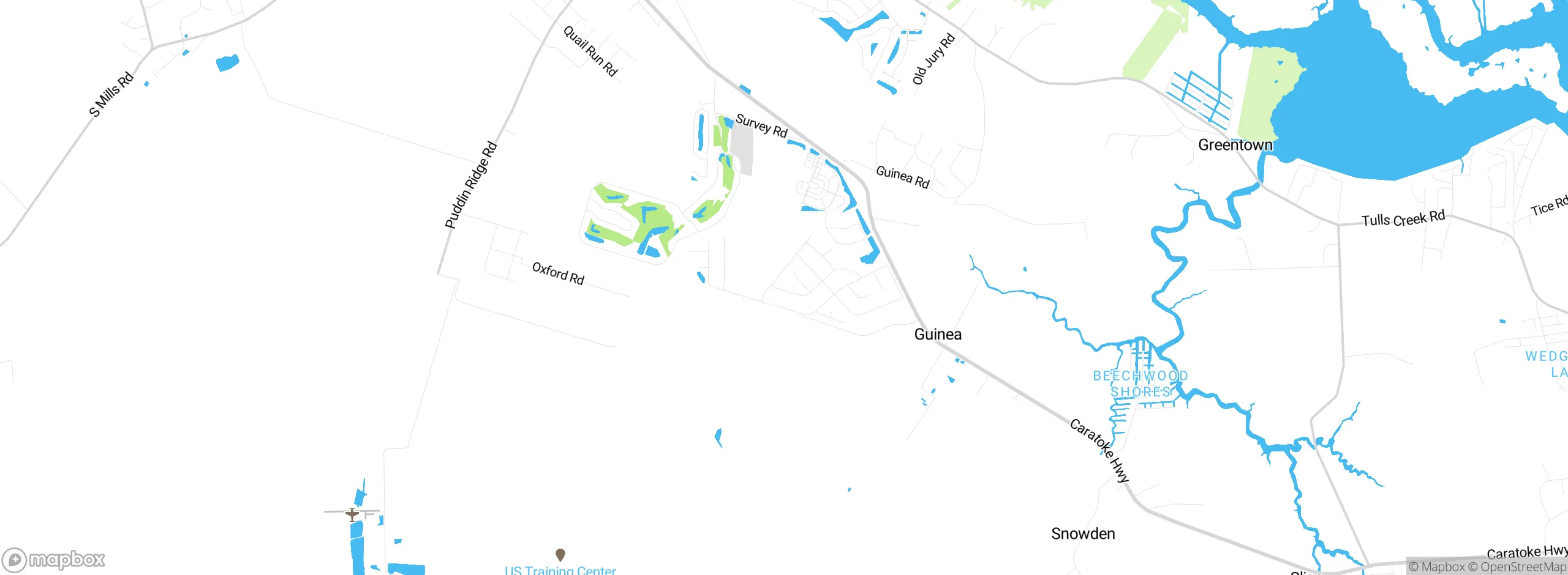 Map showing approximate location