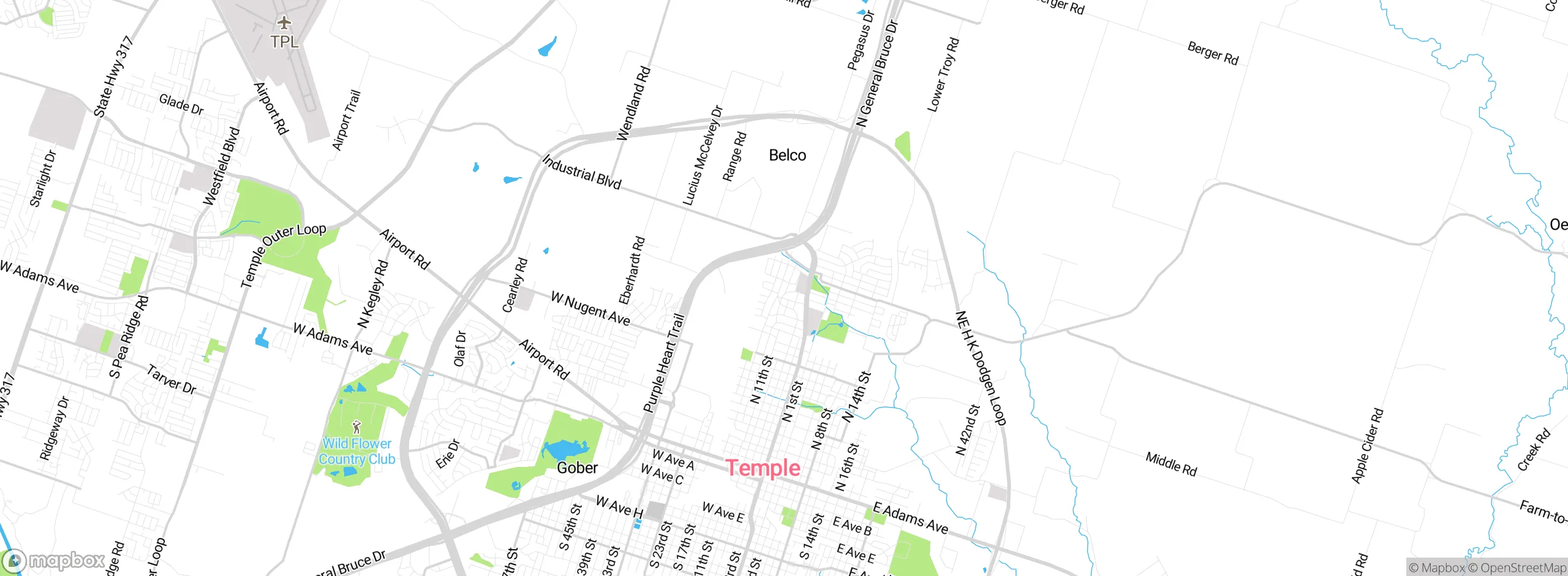 Map showing approximate location