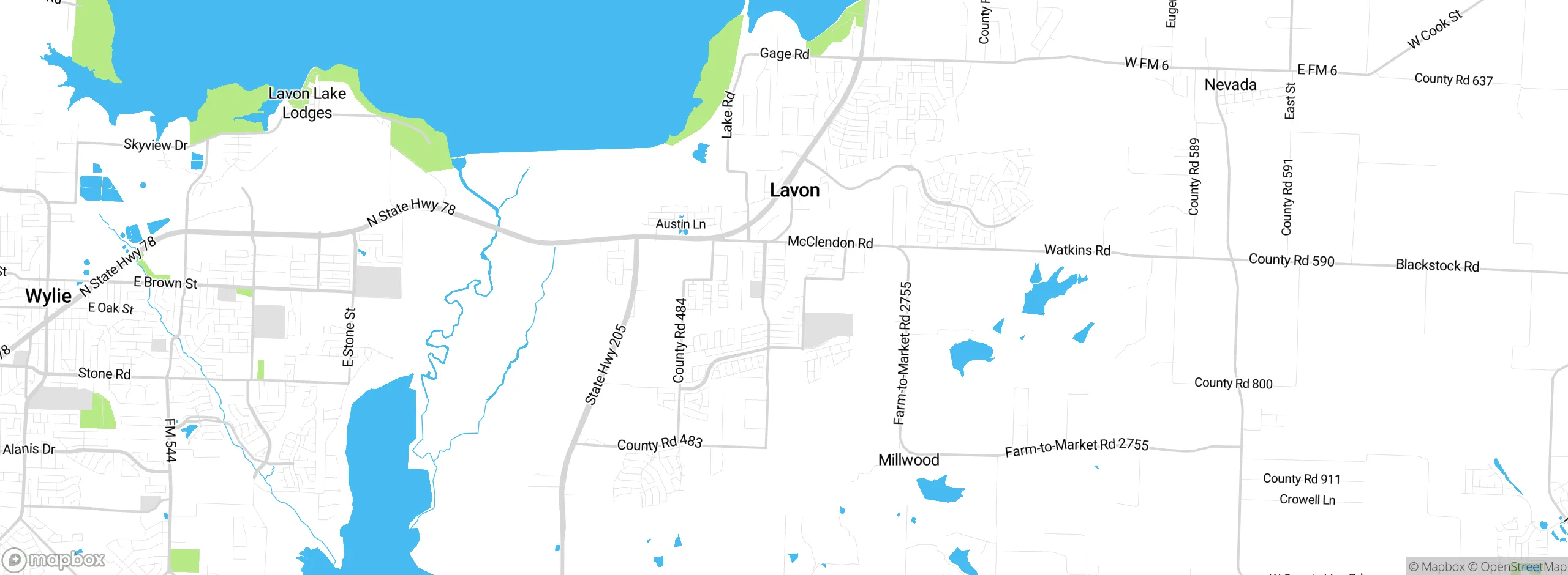 Map showing approximate location