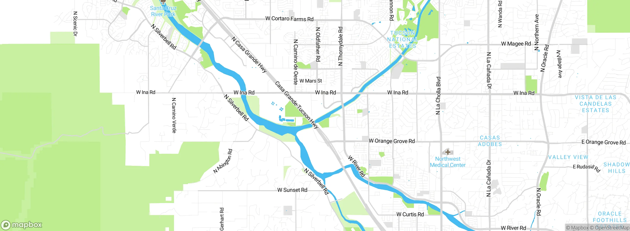 Map showing approximate location
