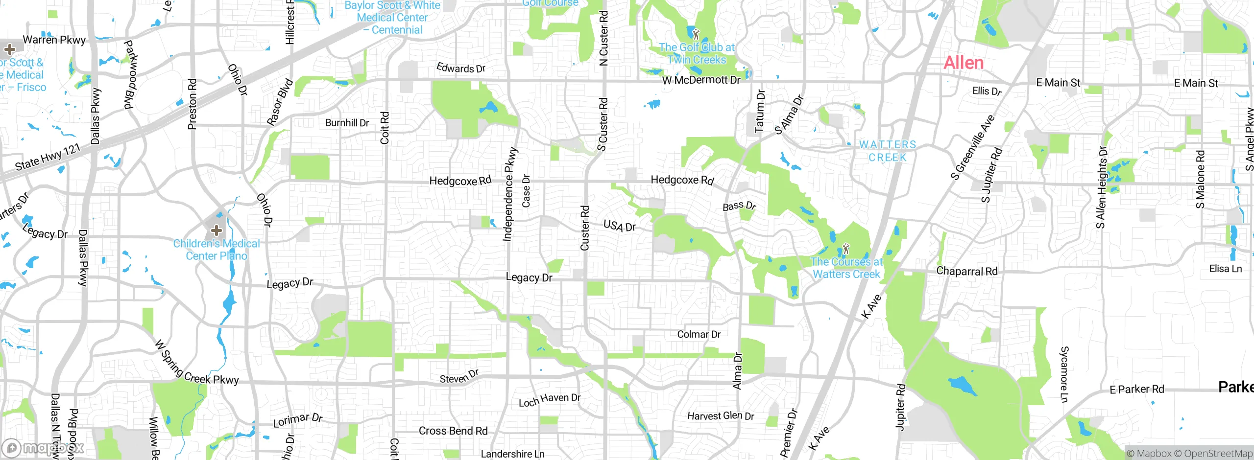 Map showing approximate location