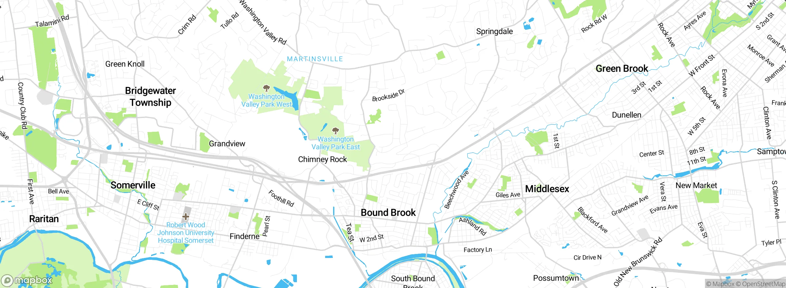 Map showing approximate location