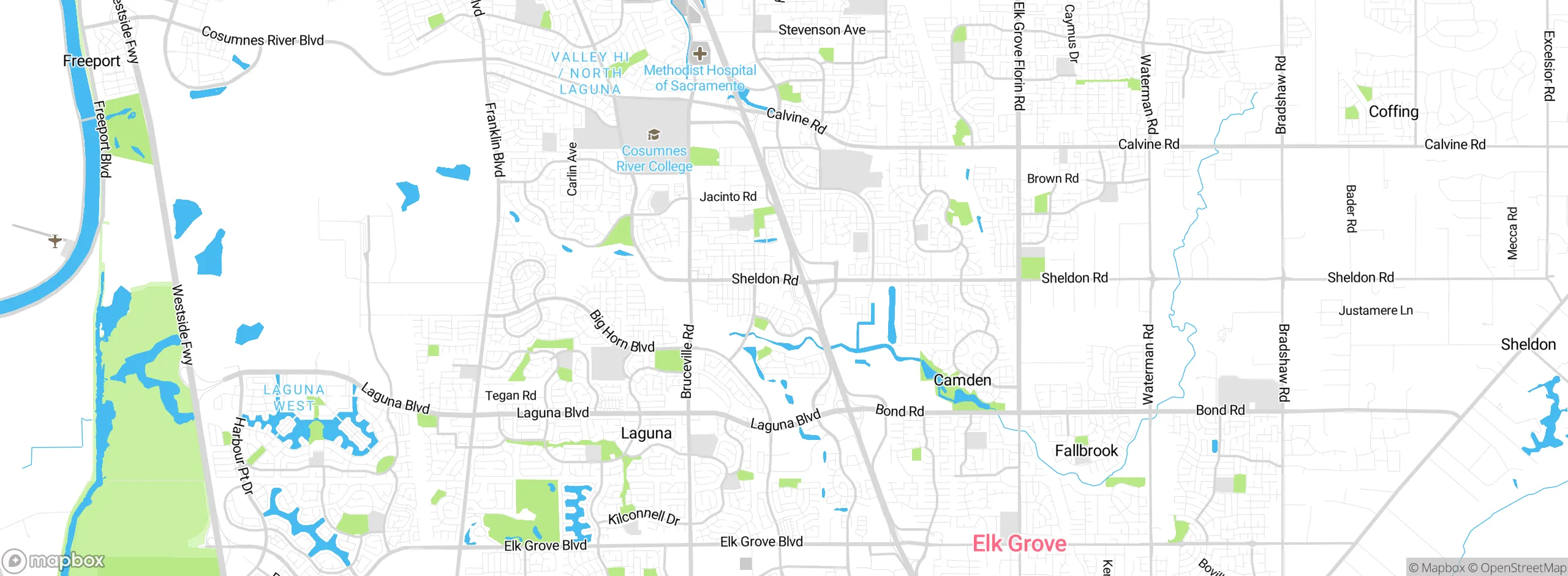 Map showing approximate location