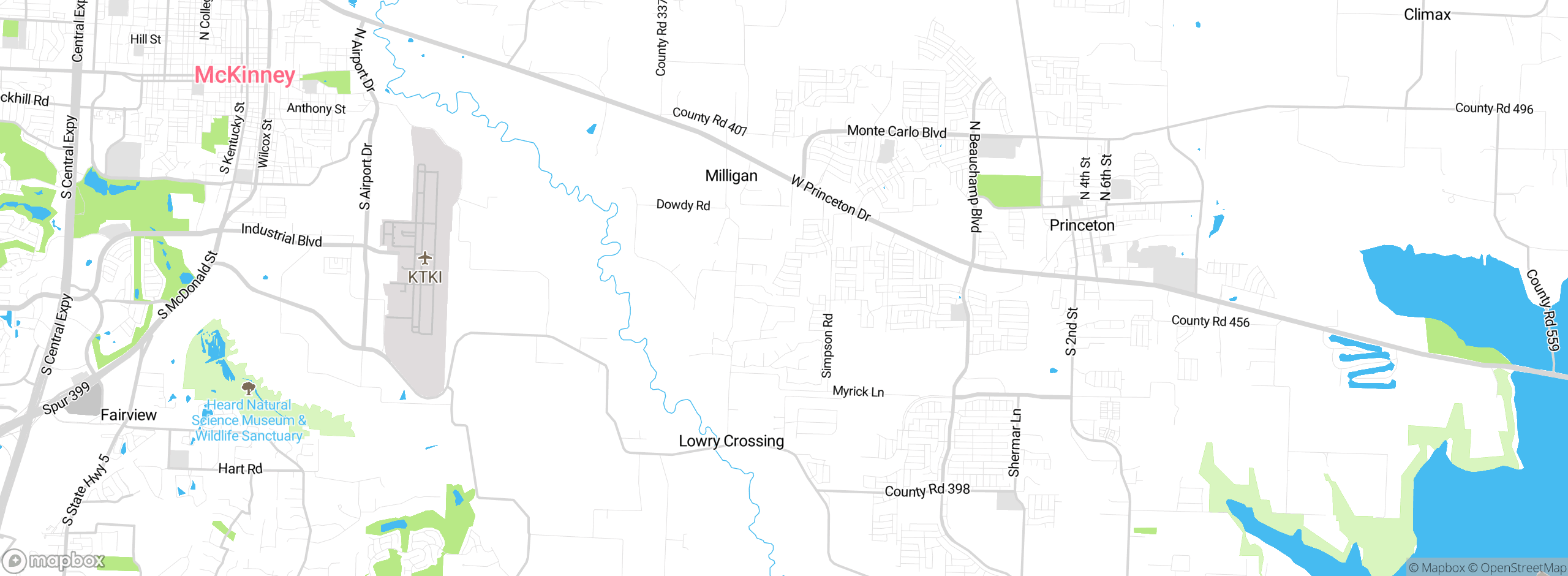 Map showing approximate location
