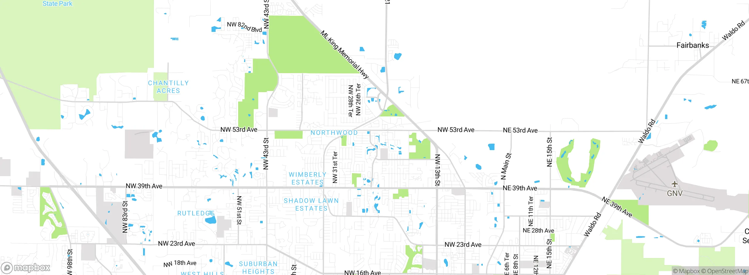 Map showing approximate location