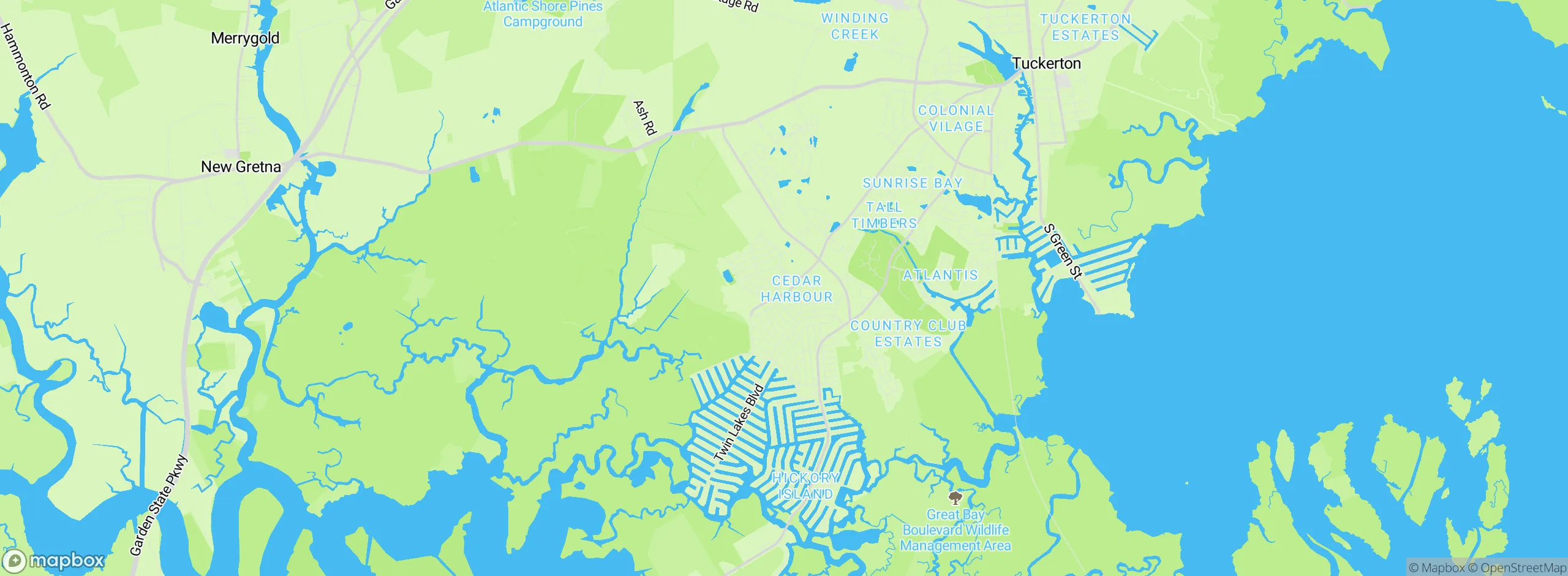 Map showing approximate location