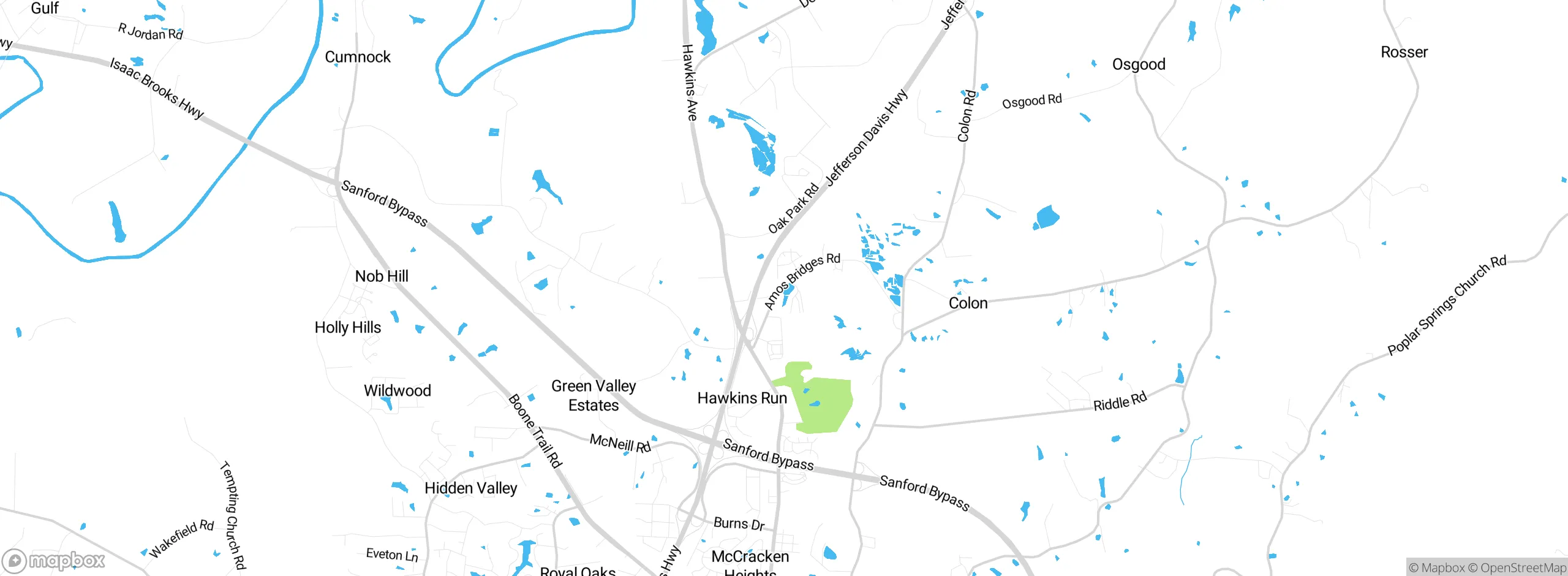 Map showing approximate location