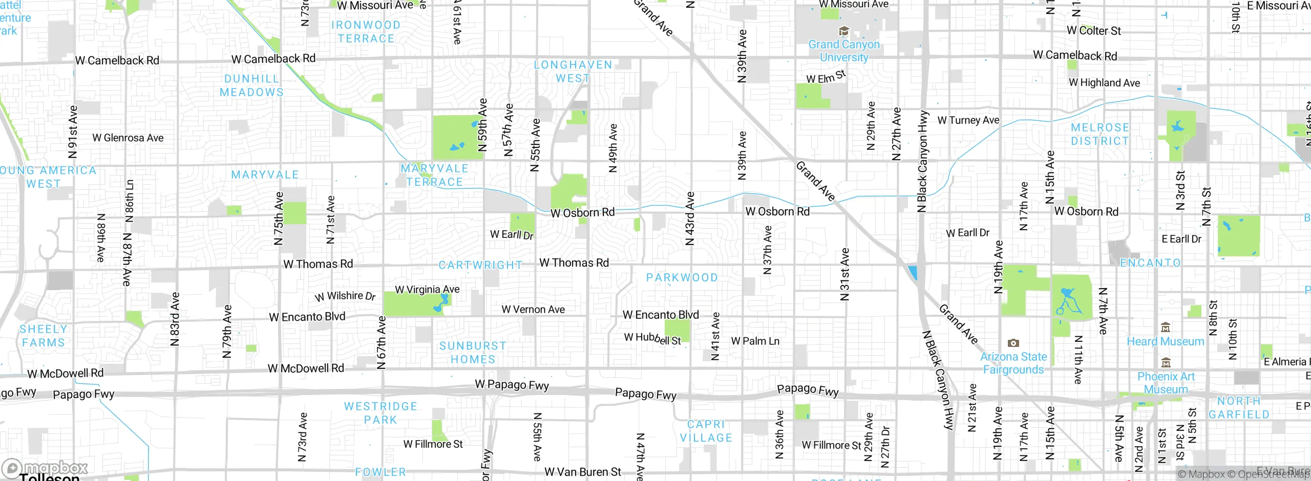 Map showing approximate location