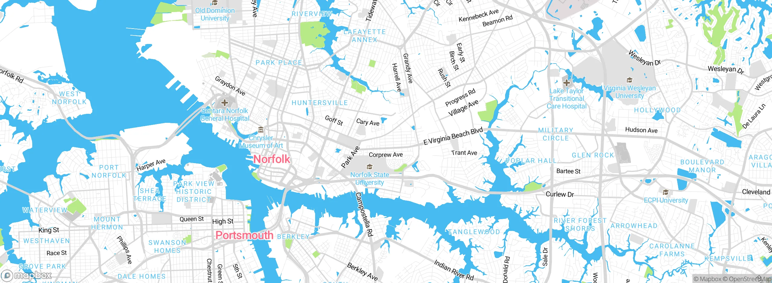Map showing approximate location