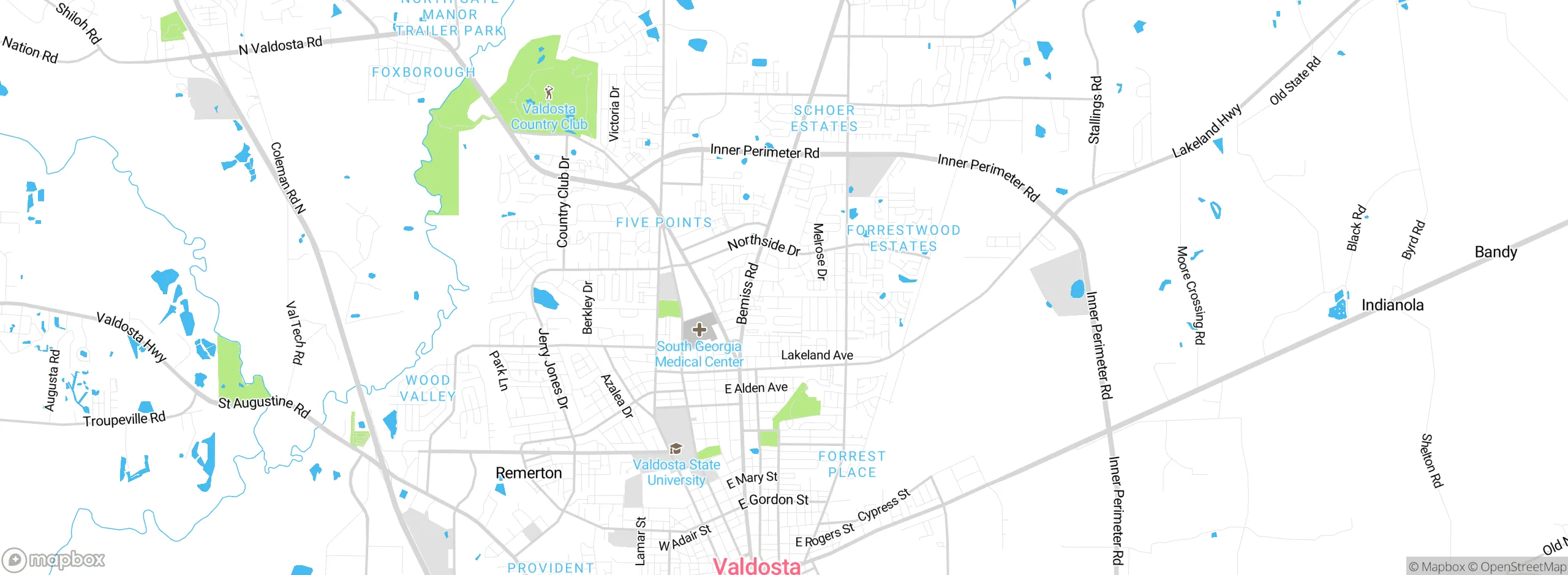 Map showing approximate location