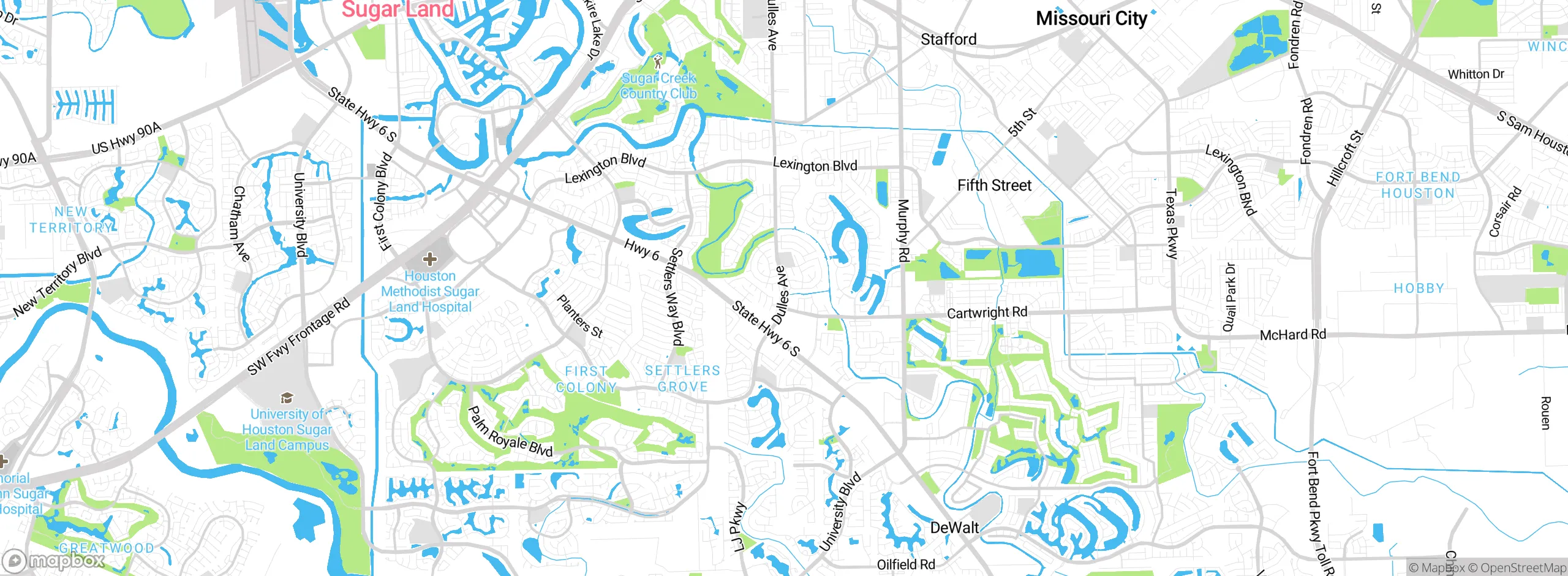 Map showing approximate location