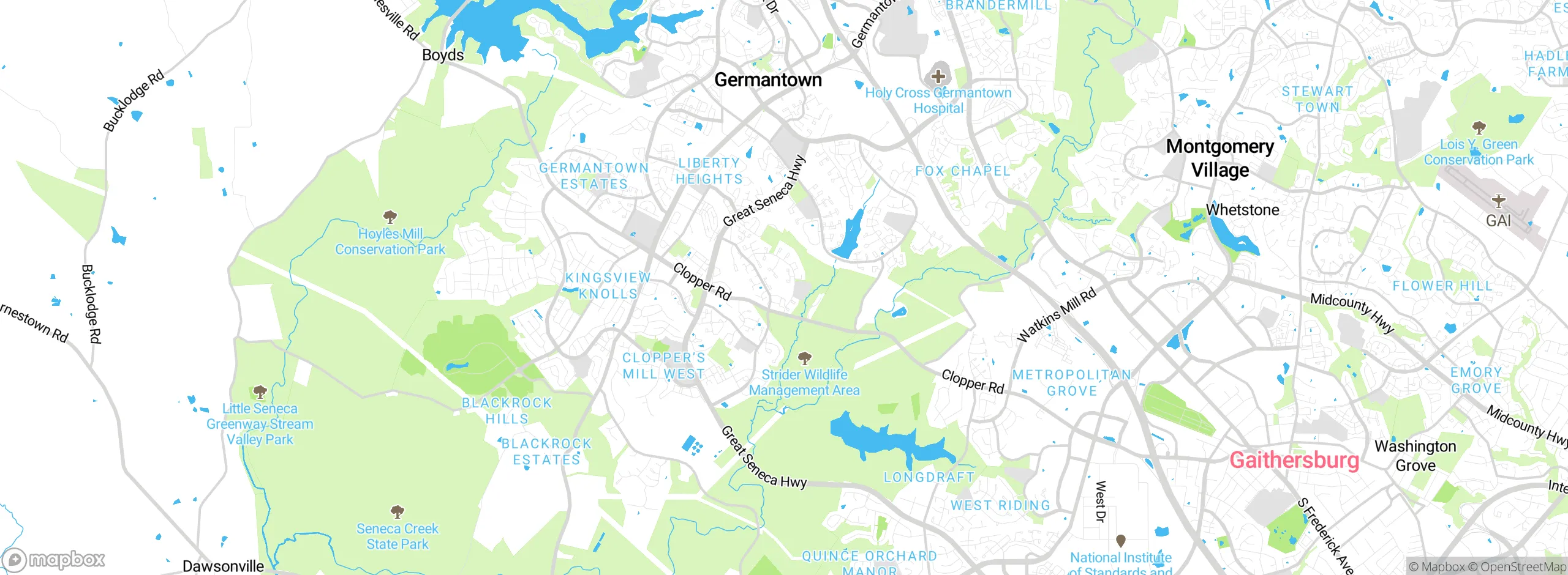 Map showing approximate location
