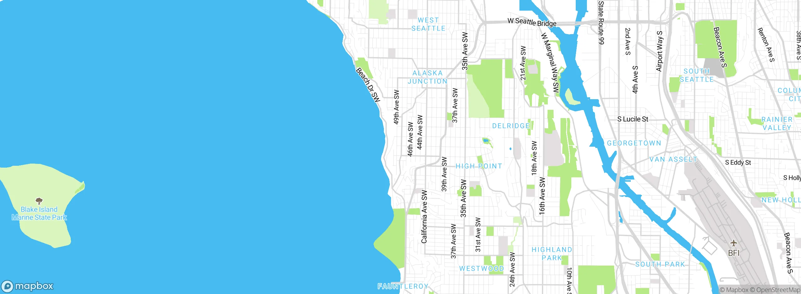 Map showing approximate location